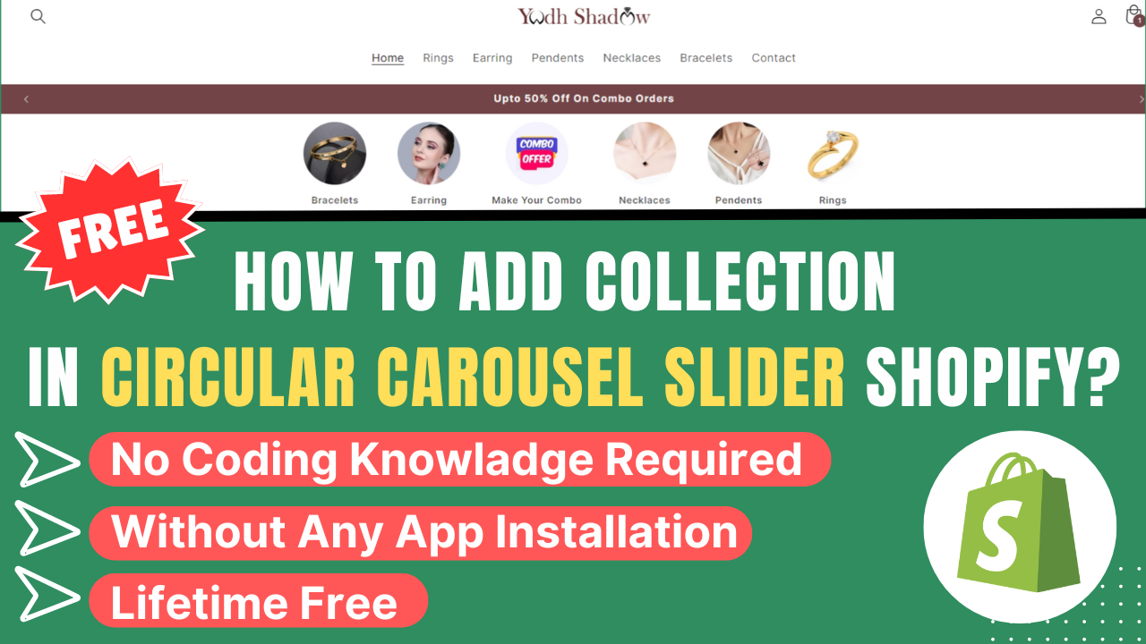 Collection In Circular Carousel Slider Shopify