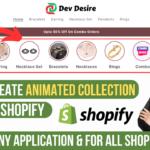 How to Create an Animated Collection Menu Section in Shopify Free Section