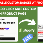 How to add Multiple Clickable Custom Badges in Shopify