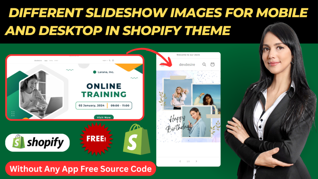 Optimiz Your Shopify Store with Different Slideshow Images for Mobile and Desktop