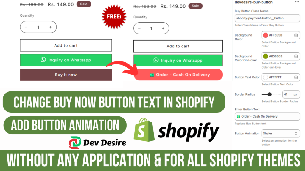 How to Change Buy Now Button Text in Shopify