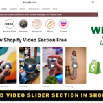 Create a video Slider in Shopify